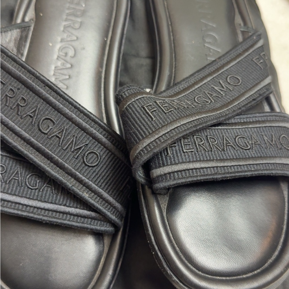 Salvatore Ferragamo Black Women's Sandals